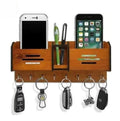 Holder Brown MDF Wall Mount mobile and keys keeper